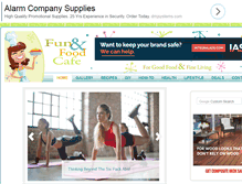 Tablet Screenshot of funandfoodcafe.com